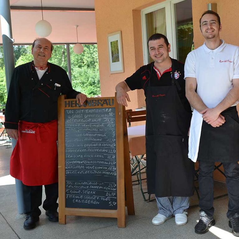 Update von Luigi – Das Restaurant im Clubhaus Riva del Fiume bietet Speisen to go an